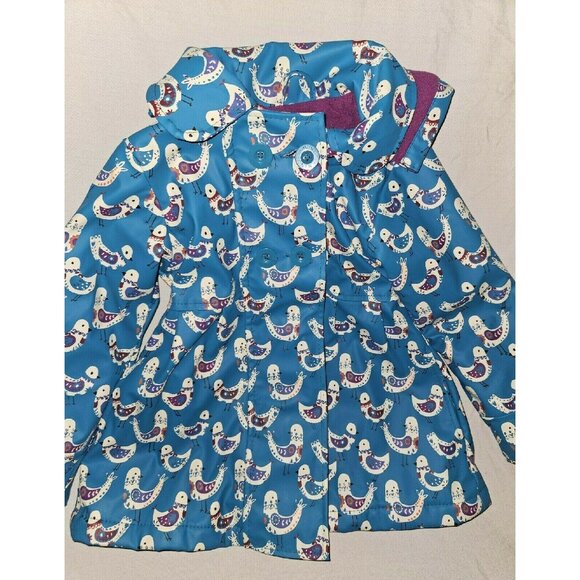 Minoti Bird Fleece Lined Raincoat 2-3 Years - Picture 2 of 5